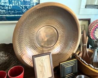 HAMMERED COPPER BOWL