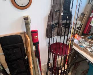 MORE ROD CASES, RODS, ROD RACK