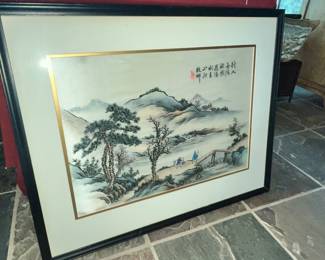 MANY FRAMED ARTWORKS