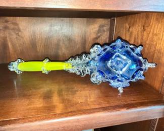 FABULOUS! RUSSIAN ARTGLASS SCEPTER - WONDERFULLY HAND MADE!