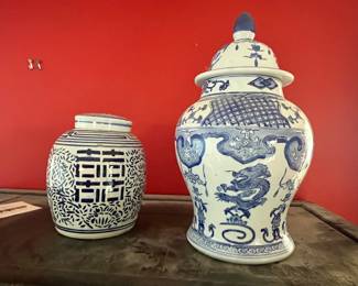 ASIAN PORCELAIN JARS