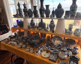 BLUE & WHITE PORCELAIN