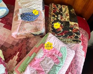 TOP: SUNBONNET SUE QUILT. BOTTOM: BABY QUILT