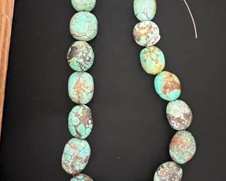 AMAZING NAVAJO "CHUNKY TURQUOISE" NECKLACE
