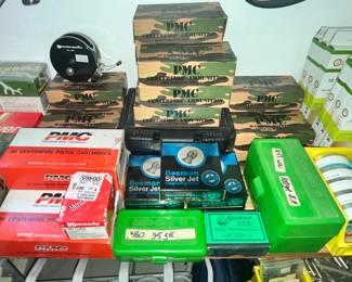 LOTS OF NEW AMMO IN THE BOX, BEEMAN PELLETS
