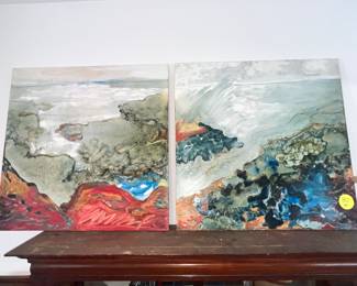 PAINTINGS ON BOARDS