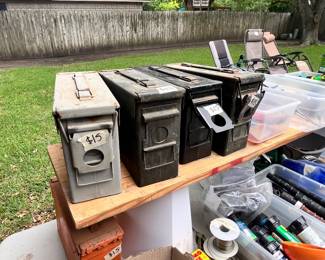 SEVERAL MORE AMMO BOXES