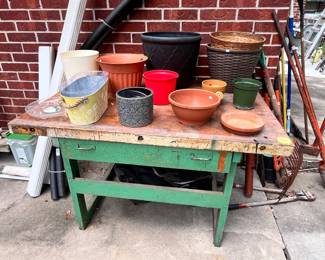 HEAVY DUTY WOOD TABLE