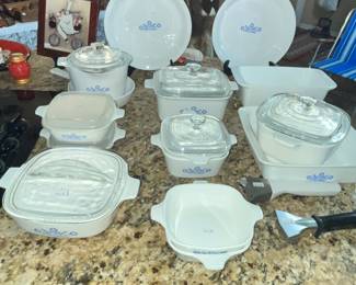 LARGE COLLECTION OF CORNING WARE!