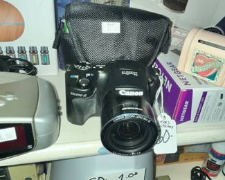 CANON SX5 IS CAMERA & CASE