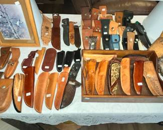 MANY MORE EXCELLENT KNIFE SHEATHS