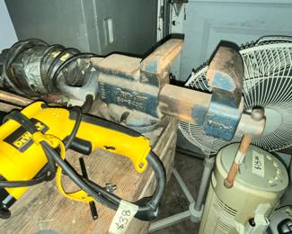 ANOTHER JAW VISE, DEWALT DRILL