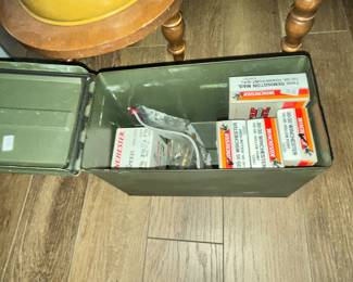AMMO BOX AND WINCHESTER AMMO