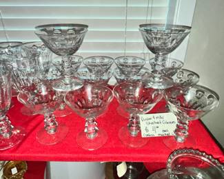LARGE COLLECTION OF DUNCAN & MILLER - SHERBET GLASSES