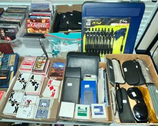 PLAYING CARDS, OFFICE SUPPLIES