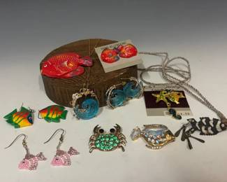Fish Themed Costume Jewelry