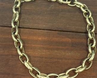 14K Gold Link Bracelet