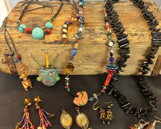 Seed And Other Beaded Necklaces