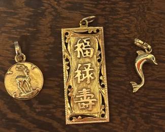 14K585 Gold Pendants