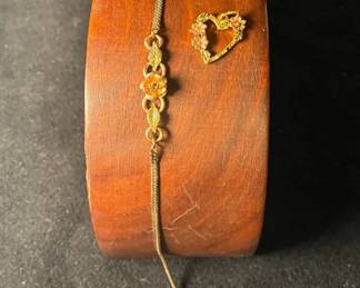 12k Gold Heart Pendant