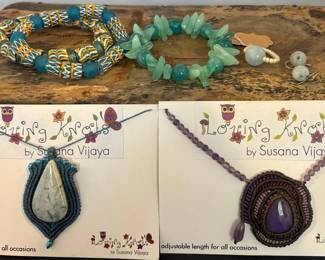 Susana Vijaya Macrame  Stone Necklaces Handmade Beaded Bracelets And More