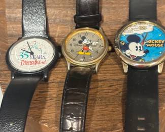 Disney Mickey Mouse Watch  Vintage 35 Years Disneyland Watch