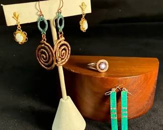 Opal Earrings And More