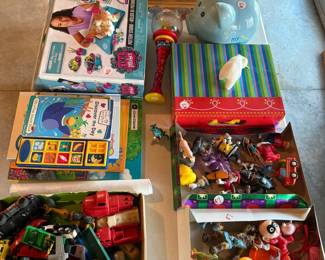 Misc Toys, Puzzles, Books