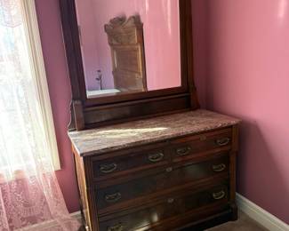 Marble Top Dresser