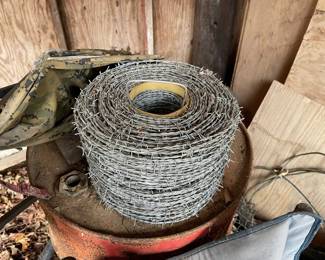barbed wire