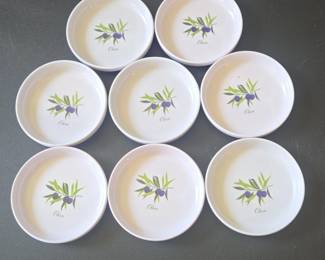 Olive Branch Ceramic Coasters