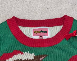 Tipsy Elves Ugly Christmas Sweater  Cats with Santa Hats second image
