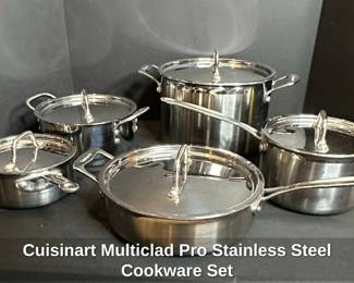 Cuisinart Multiclad Pro Stainless Steel Cookware Set