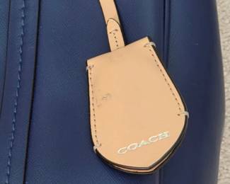 Coach Peyton Leather Pocket Tote Bag with Scarf second image