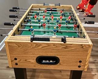 Sportcraft Oak Finish Foosball Table