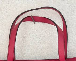 Kate Spade Newbury Lane Felix Geranium Leather Tote Bag third image