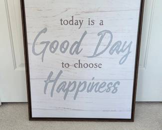 Inspirational Wood Plank Wall Art Today is a Good Day to Choose Happiness