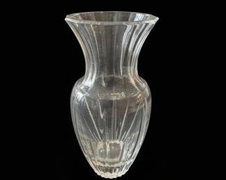 Cut Crystal Bud Vase  Mikasa Blossom Pattern