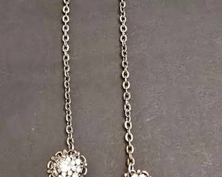 Lia Sophia Crystal Flower Necklace