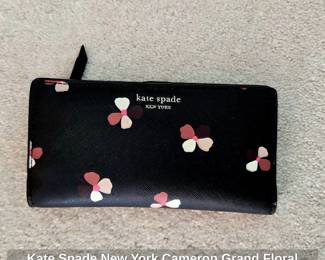 Kate Spade New York Cameron Grand Floral Neda Zip Around Wallet