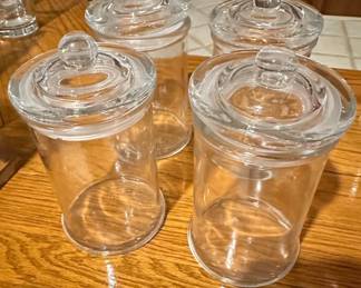 Glass Apothecary Jar Set with Lids