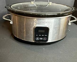Kenmore Programmable Quart Slow Cooker with Dipper