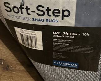 SoftStep Microfiber Shag Rug  Tongva Denim second image
