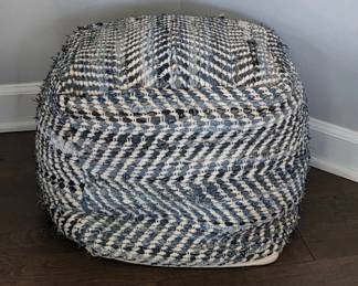 Signature Design by Ashley Chevron Pouf