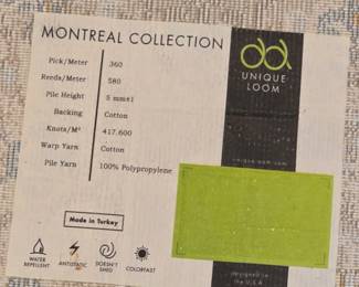Unique Loom Montreal Collection Rug second image