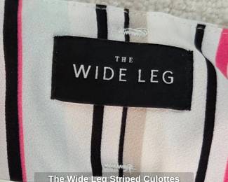 The Wide Leg Striped Culottes