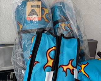 Polar 2 person tents(2) , folding camp chairs(2) and sleeping bag (1)