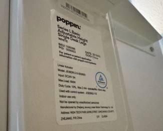 Poppin Adjustable High Desk