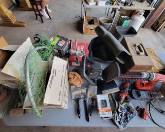 Tools, hand tools, power tools, fishing, camping