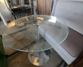 Glass top table, coffee table, settee bench furniture